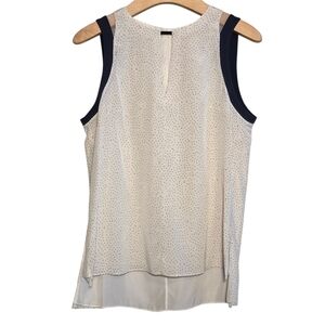 Rag & Bone Silk Blend Lana Top Sleeveless Polka Dot Sz S Contemporary Work
